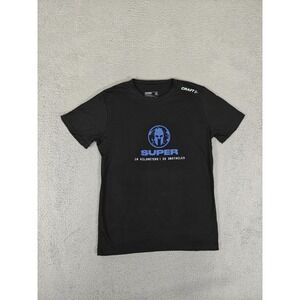 Spartan Race Super Finisher‎ Shirt Womens Medium Black Craft Athletic OCR New